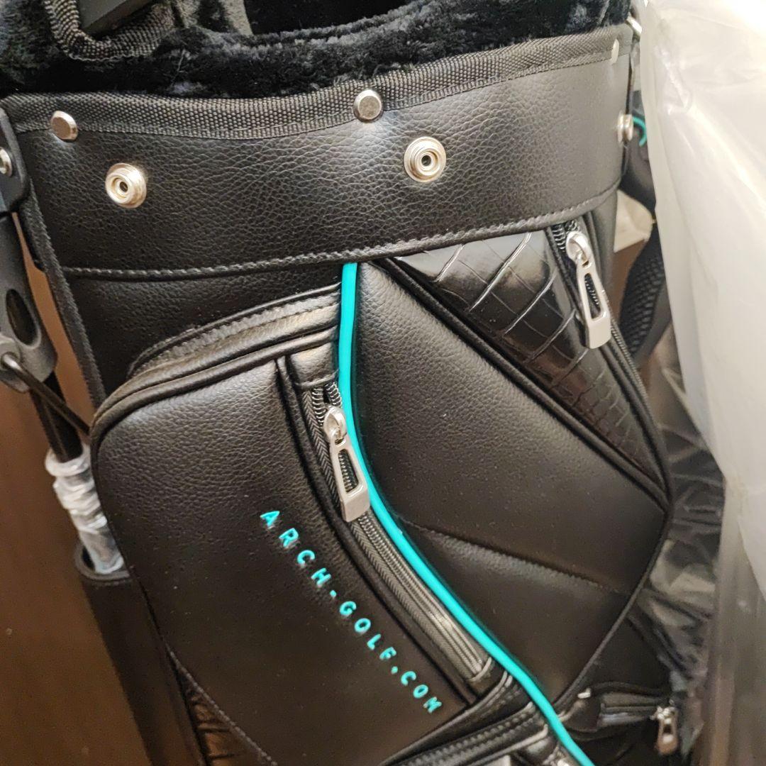 アーチゴルフ スタンドキャディバッグ 9.5インチ ブラック