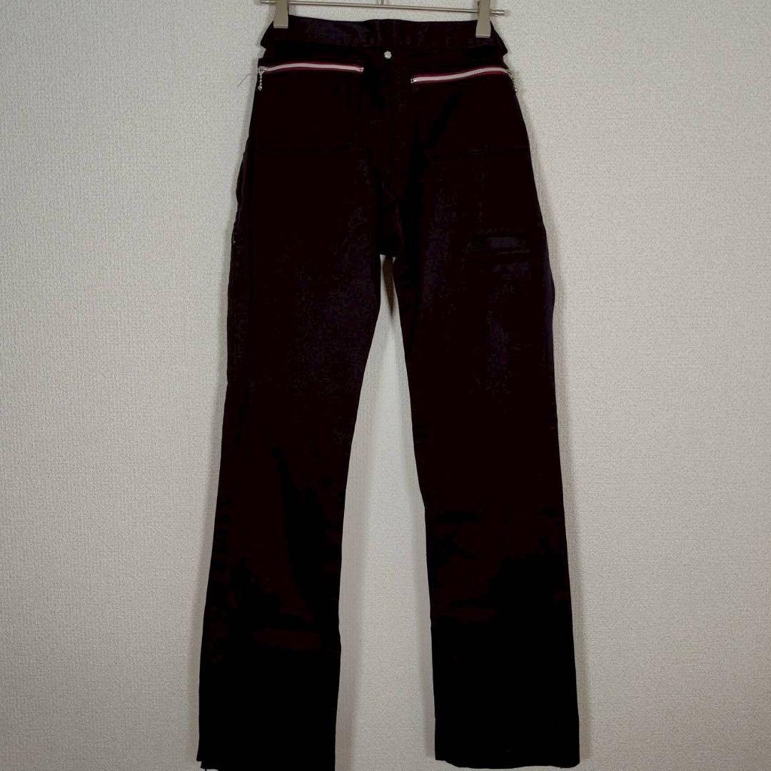 マークアンドロナ◉ゴルフパンツ ストレッチ ブラック ジップデザイン レディース