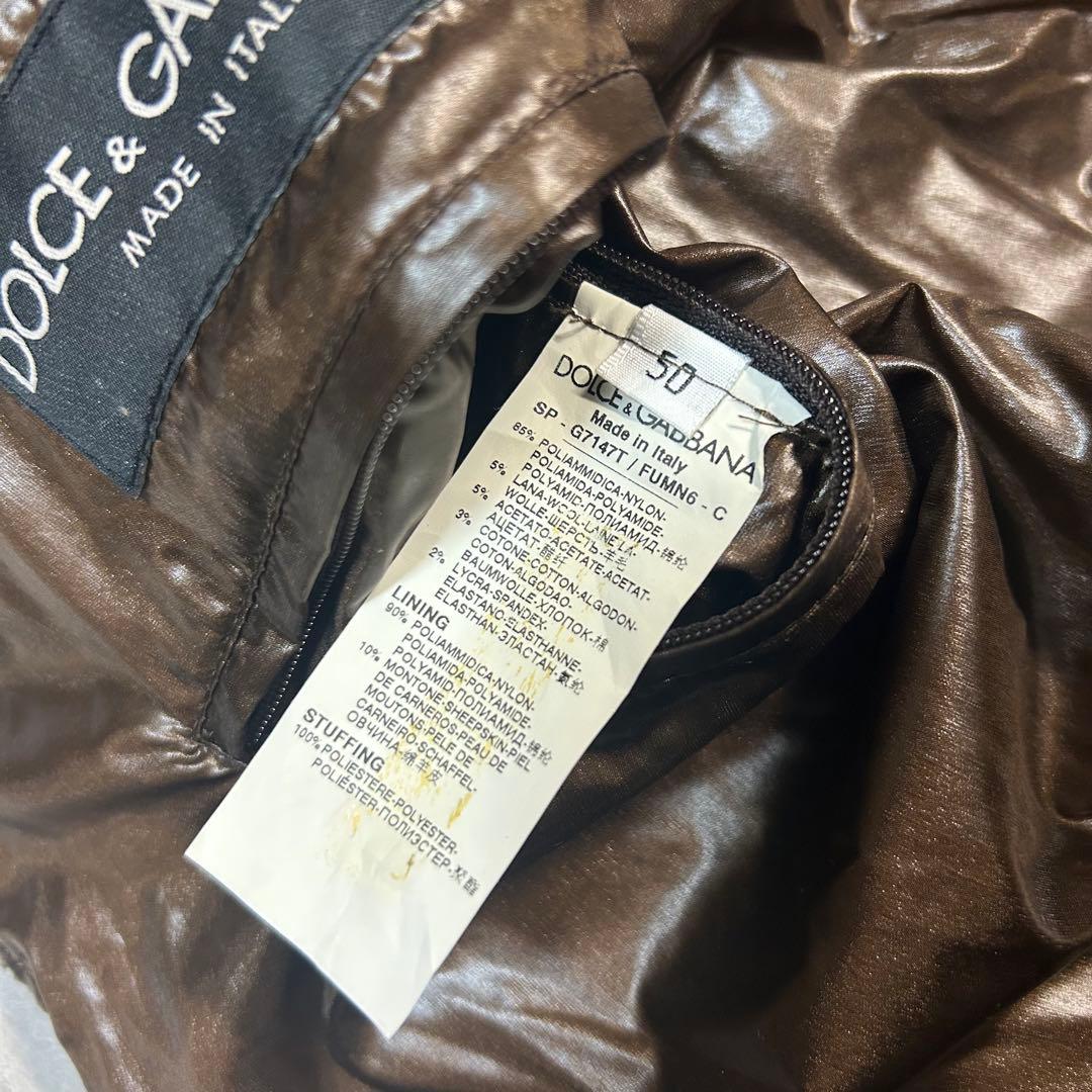 ジャケット・アウター 03aw archive Dolce&Gabbana Fur Down Vest