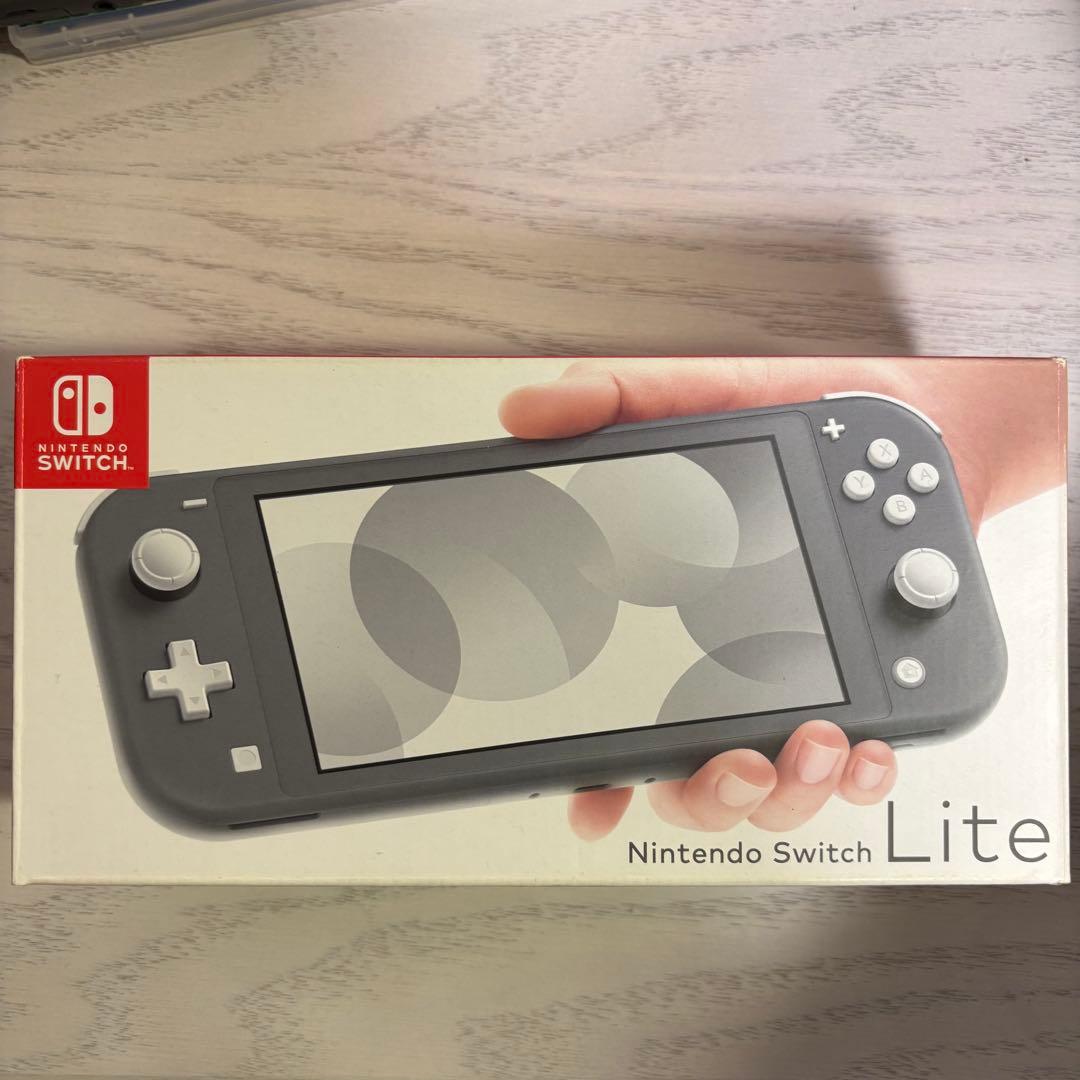 Nintendo Switch Lite グレー 本体とあつ森付き