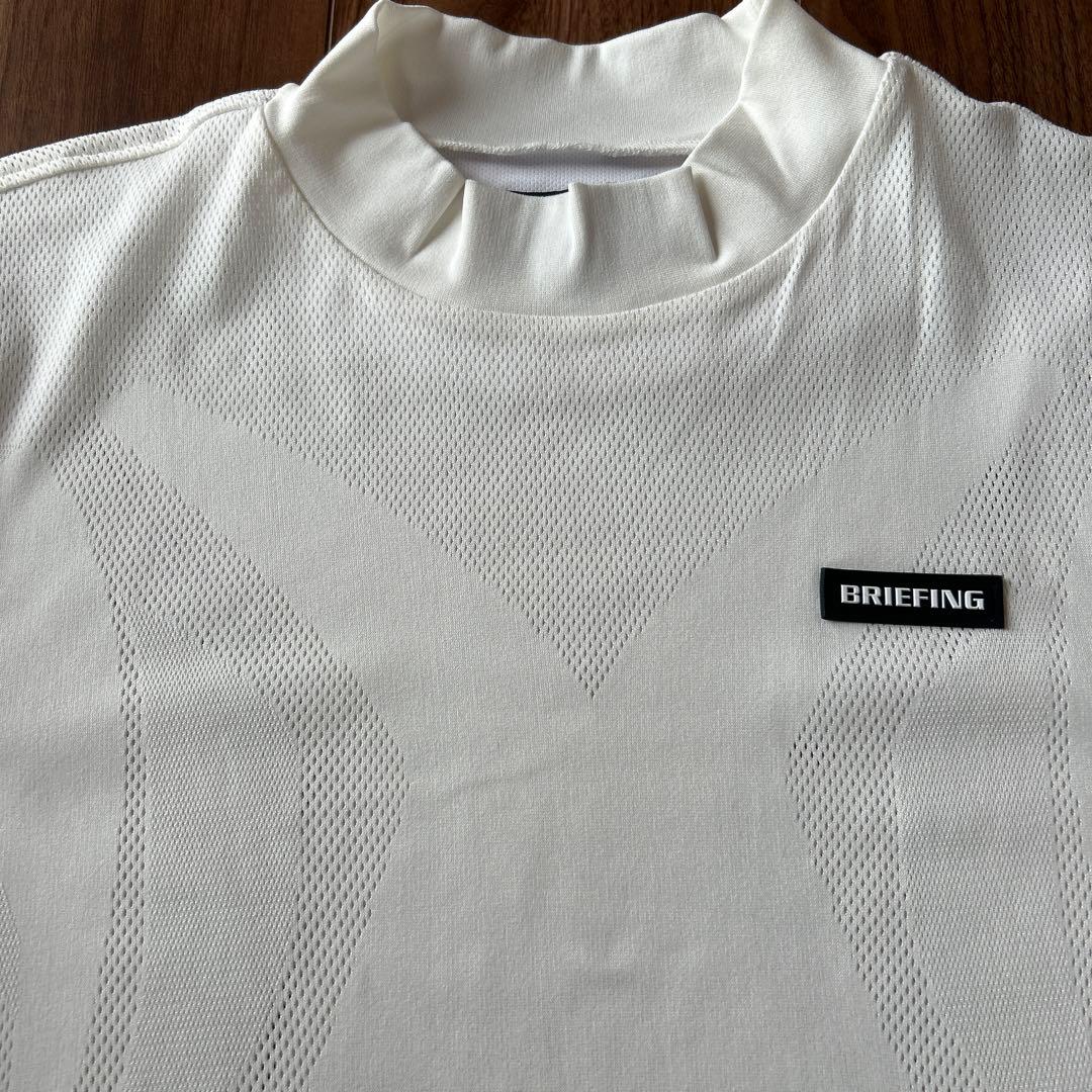 未使用 定価31900円 BRIEFING ラッセルメッシュモックネックM