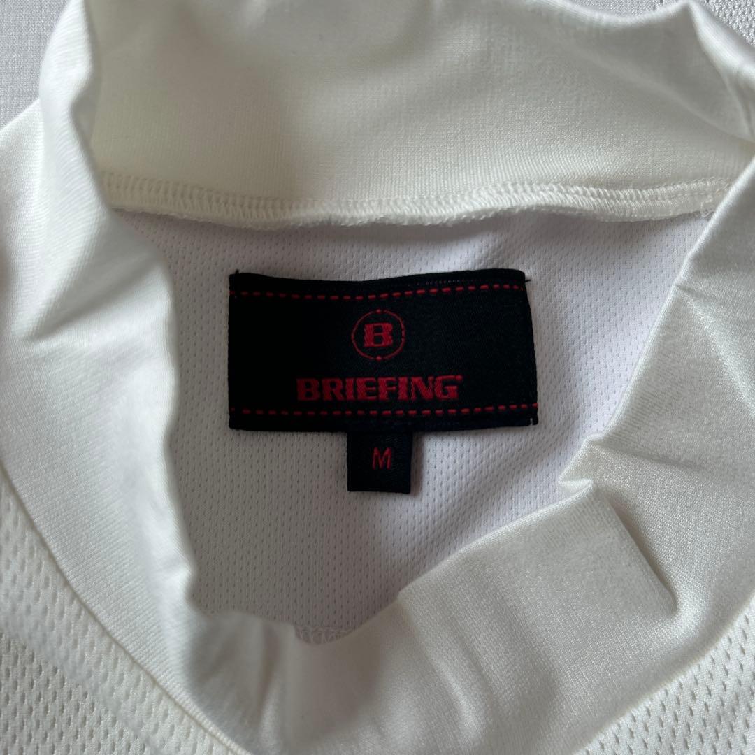 未使用 定価31900円 BRIEFING ラッセルメッシュモックネックM