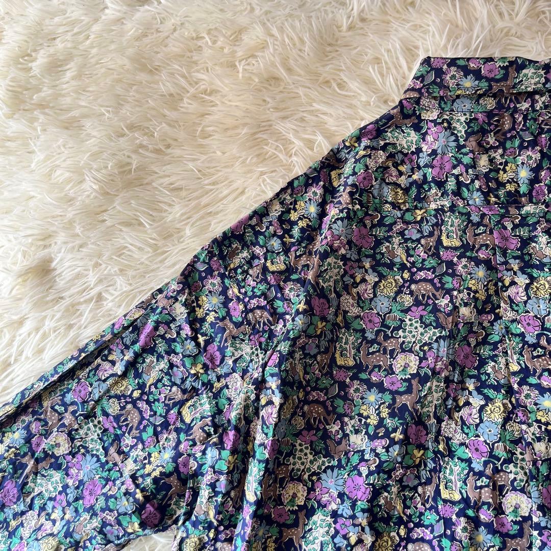 HUG O WaR ハグオーワー　Fergusリバティプリントシャツワンピース