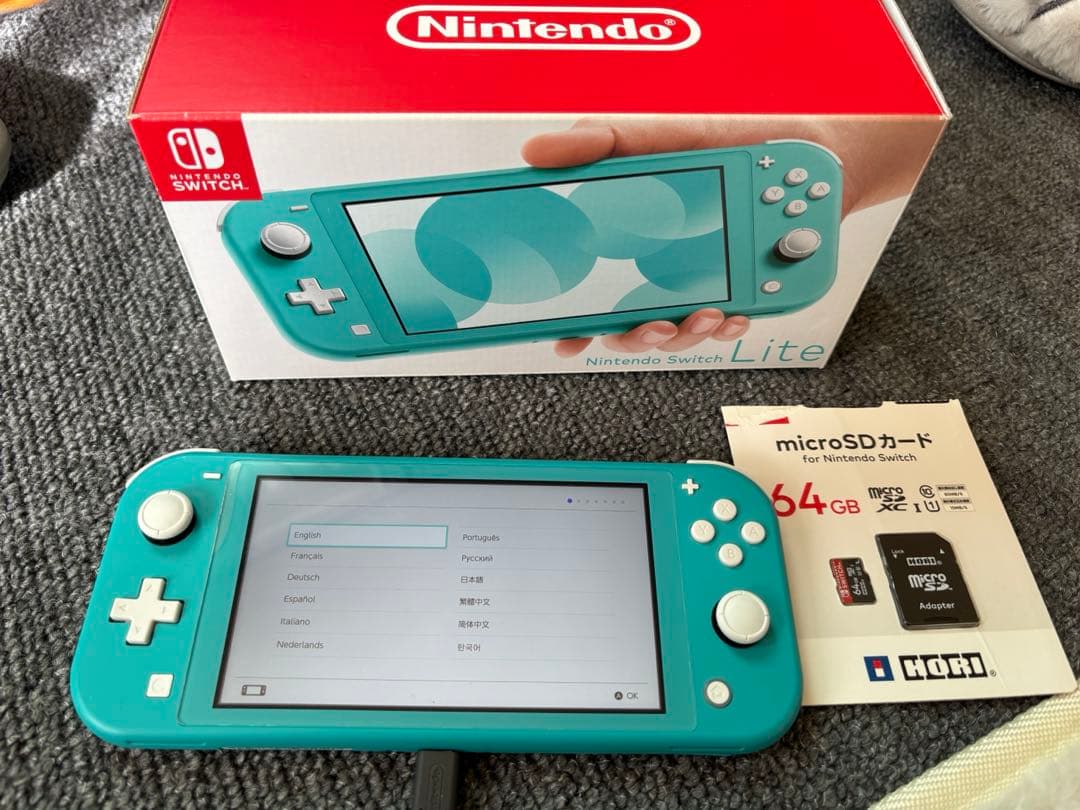 Nintendo Switch lite 中古　SDカード付き
