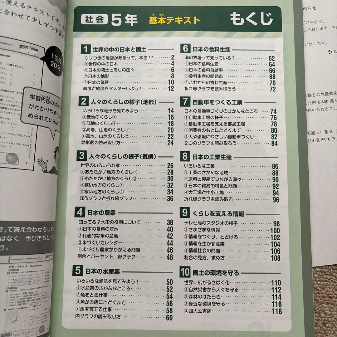 マイティーパル 小学5年 国語.算数.理科.社会.カレンダードリル