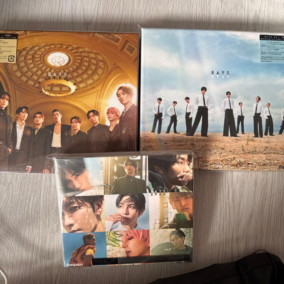 RAYS CD 3枚セット フォトカード付き
