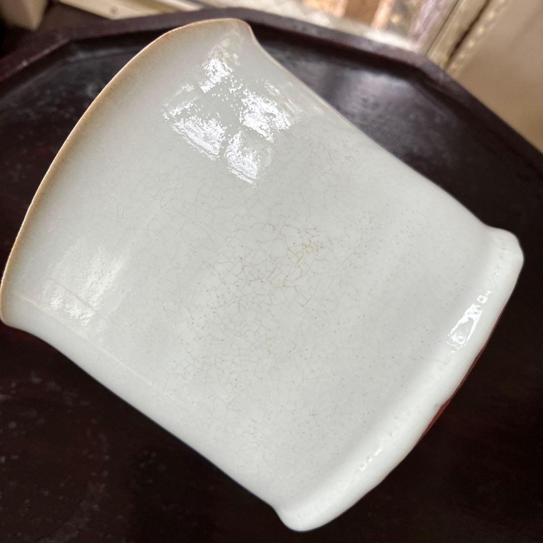 芦澤龍夫さん作品　淡い青色 花器