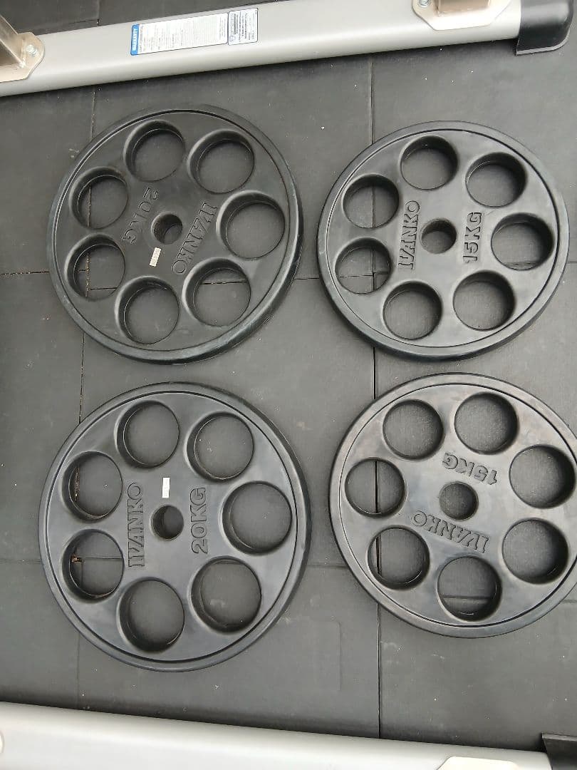 専用商品 IVANKO (イヴァンコ)オリンピックプレートセット計107.5kg