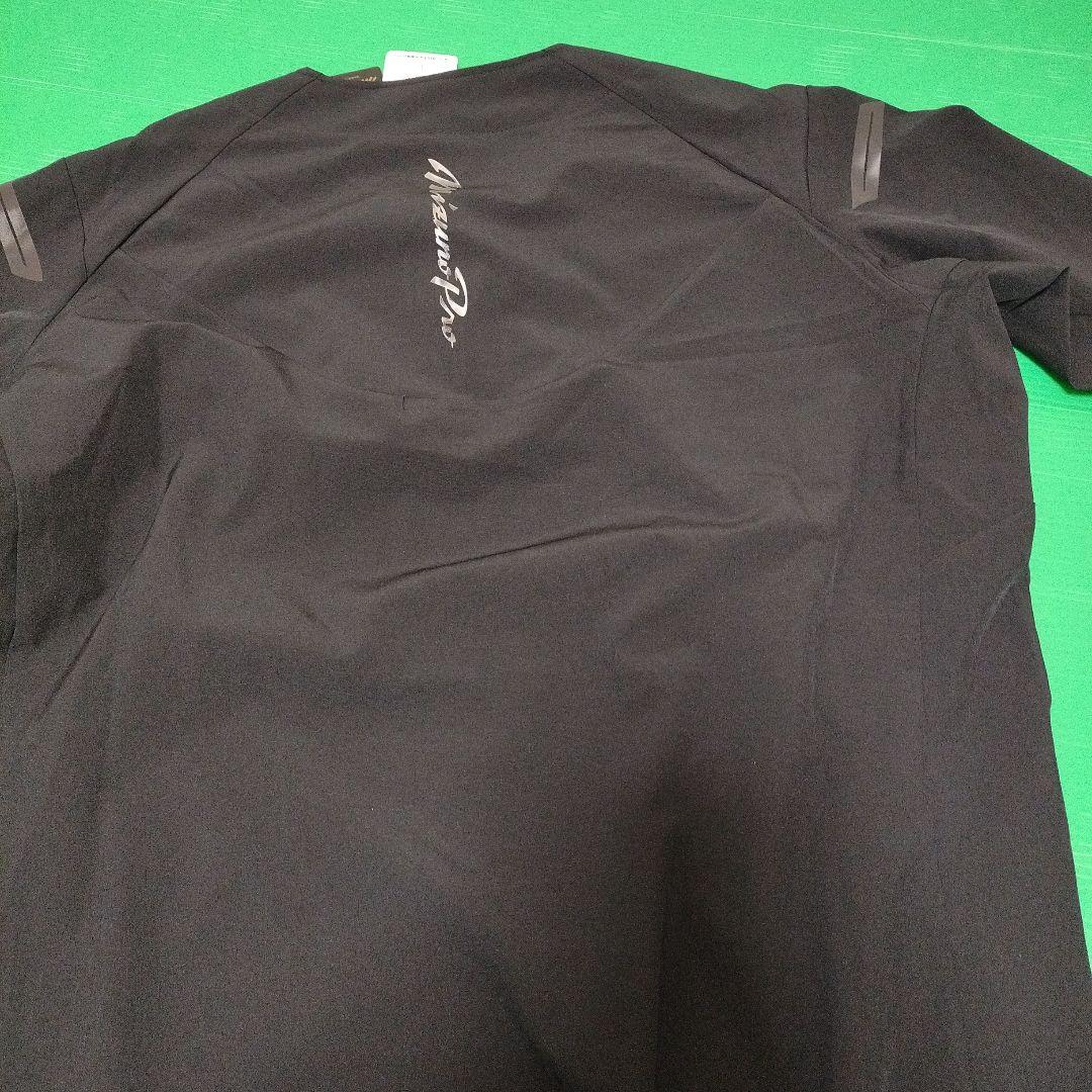 新品　MizunoPro　Ｖジャン　ハーフジップタイプ　Lサイズ 黒