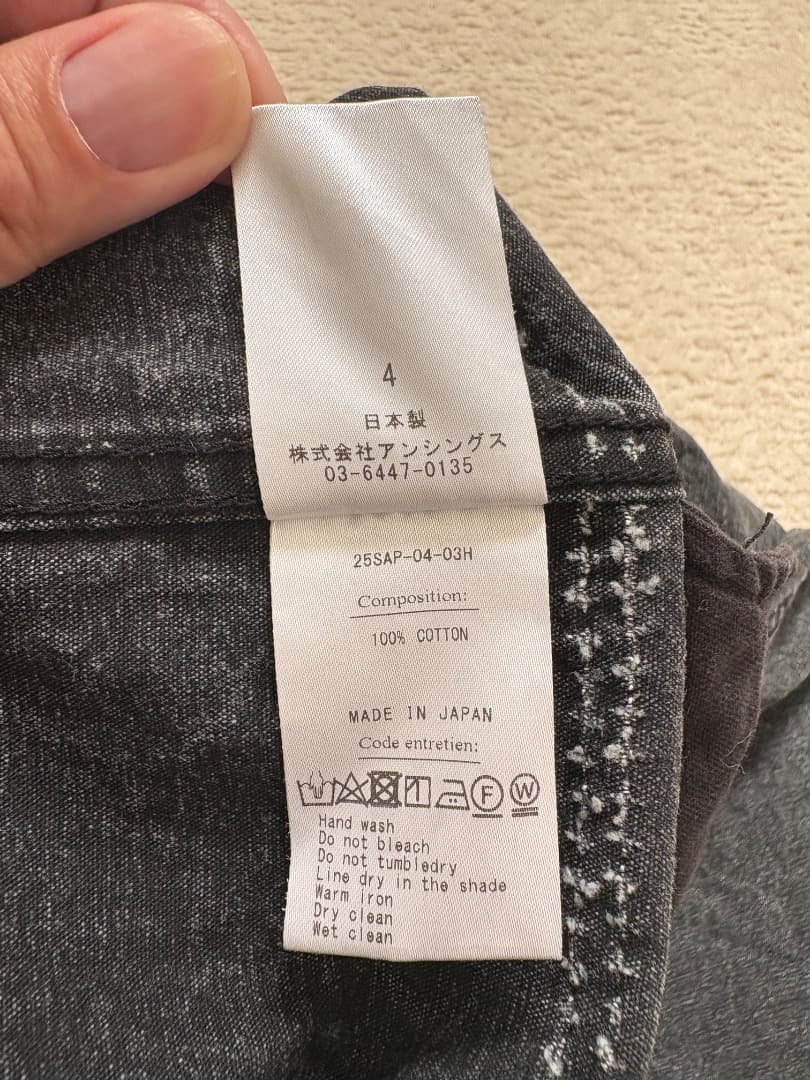 M-51 Custom Pants　25SAP-04-03H　黒　サイズ4