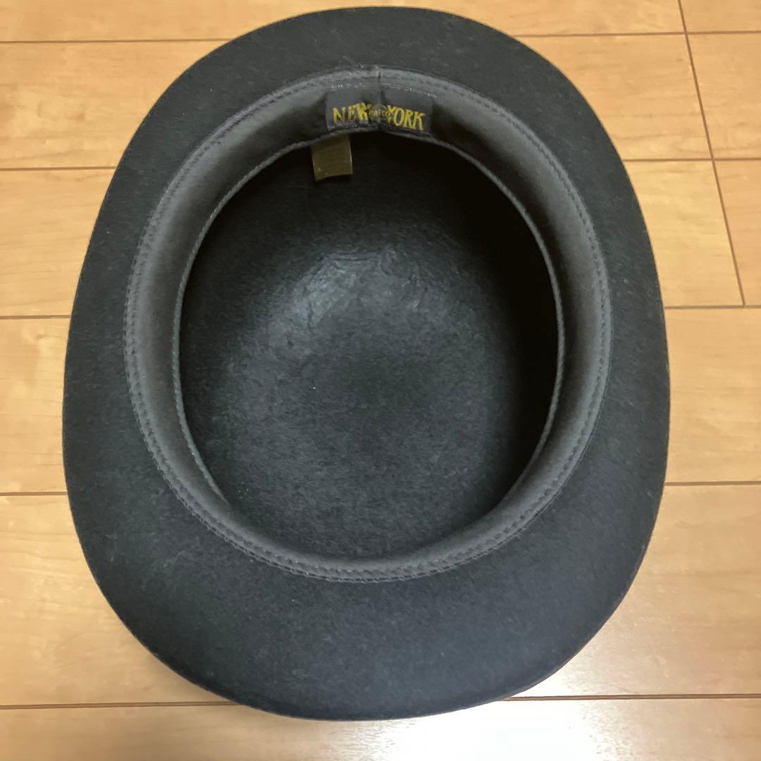 NEWYORK HAT ニューヨークハット　　 ボーラーハット　ブラックXXL