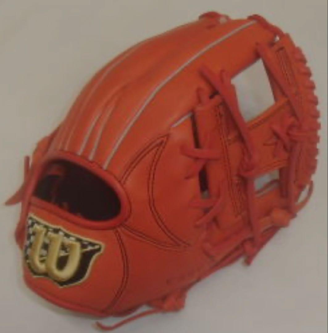 ★Wilson ウイルソン 軟式用 EZC オレンジ 内野手用 即戦力★