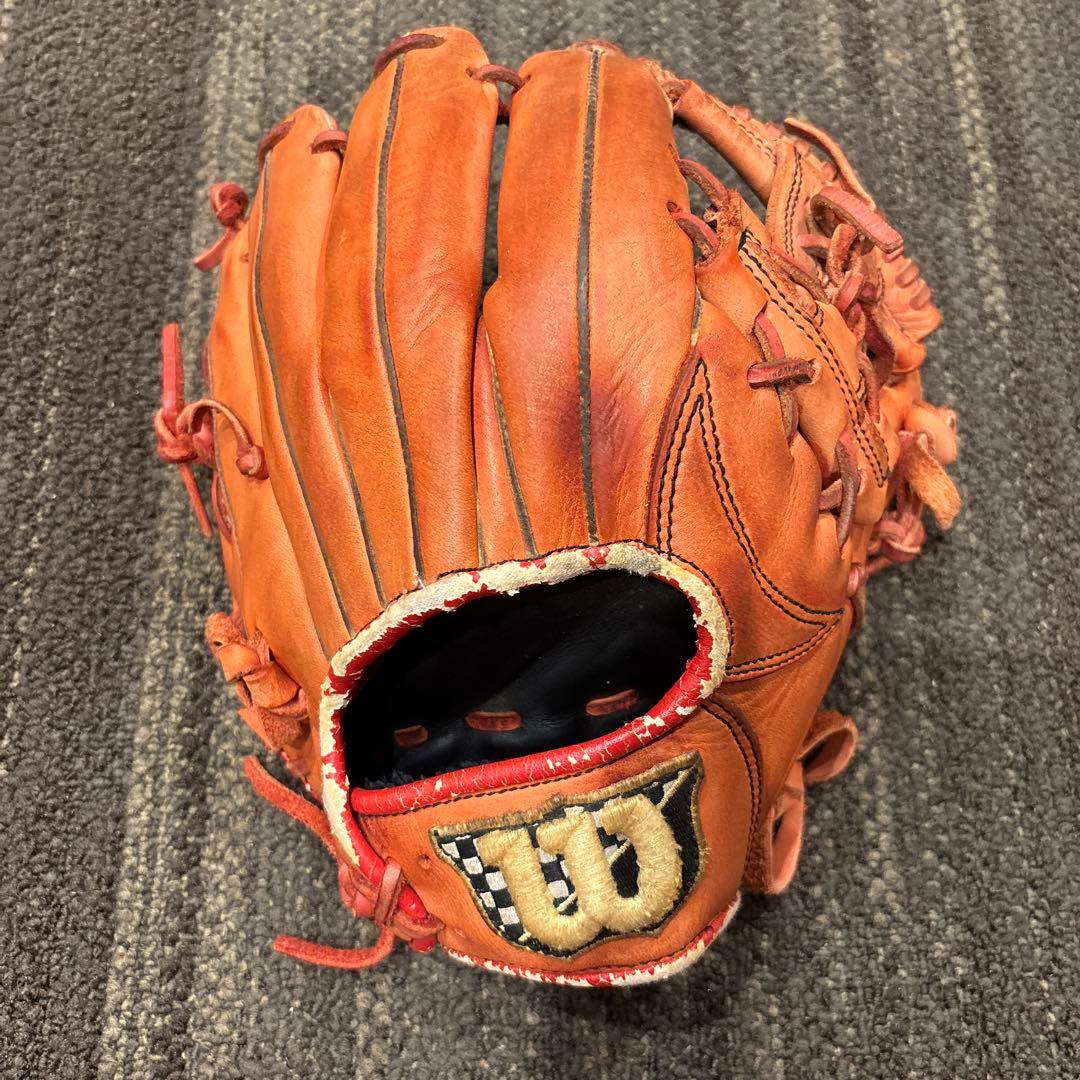 ★Wilson ウイルソン 軟式用 EZC オレンジ 内野手用 即戦力★