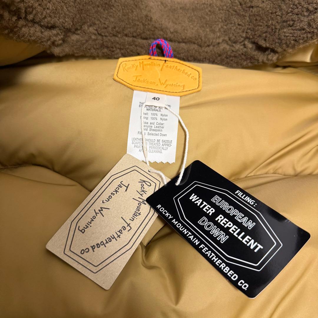 ロッキーマウンテン×ウエアハウス ダウンベスト 40 タグ付き未使用