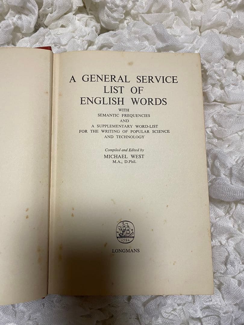 語学・辞書・学習参考書 A General Service List of English Words