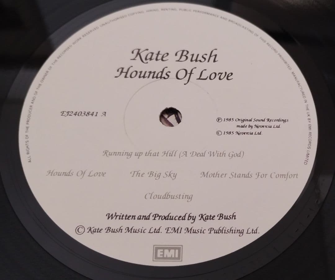 【LP UK orig】Kate Bush / Hounds Of Love