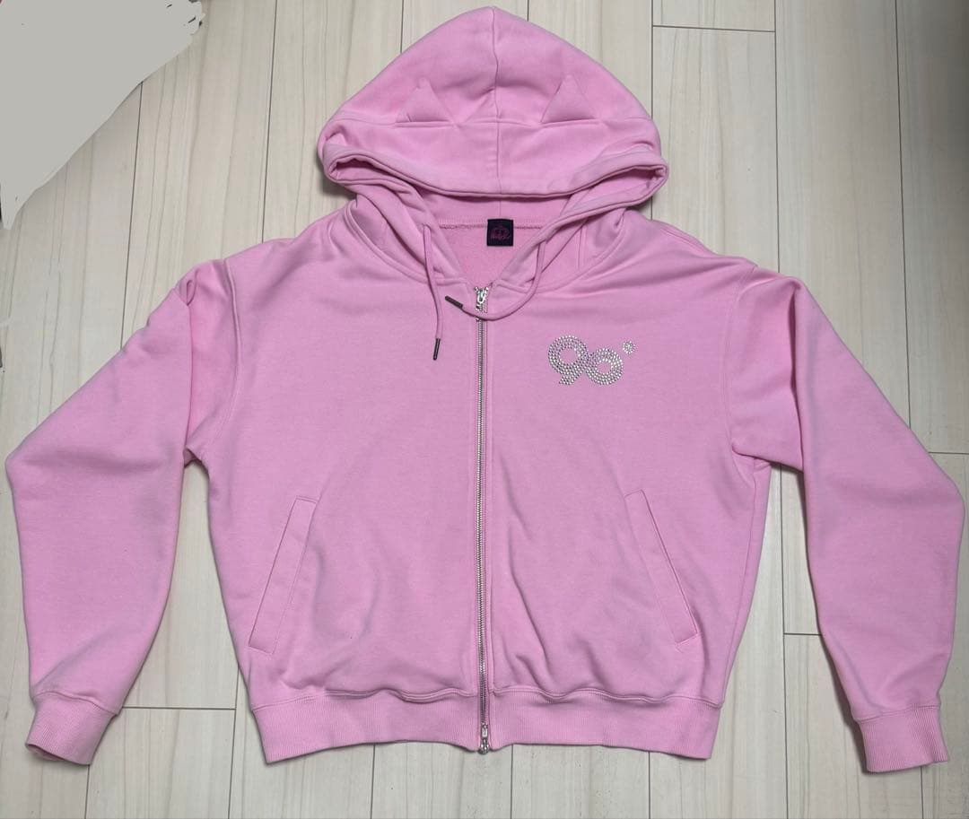 9090girl 猫みみフードパーカー