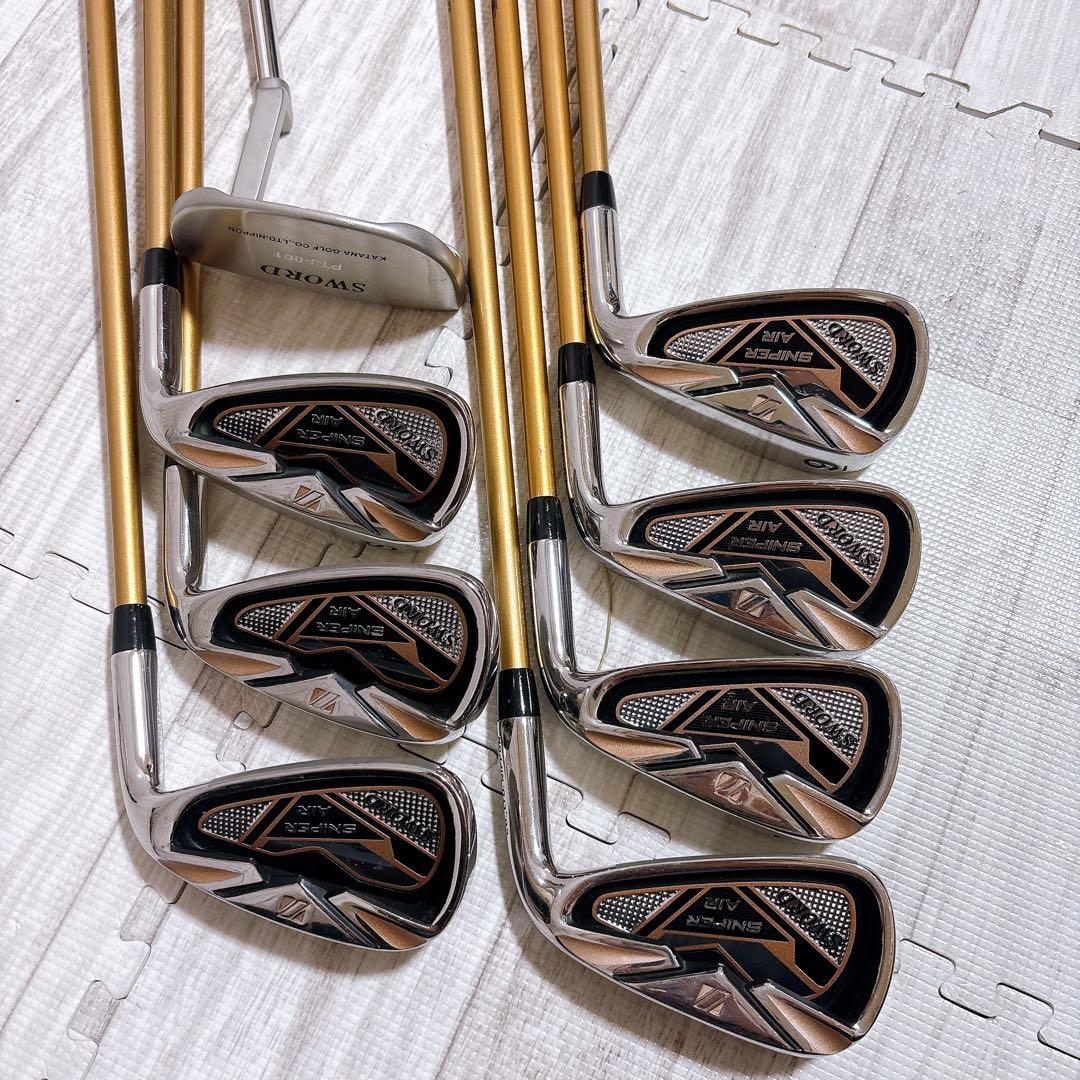 【美品】SWORD KATANA SNIPER AIR 13本 クラブセット R