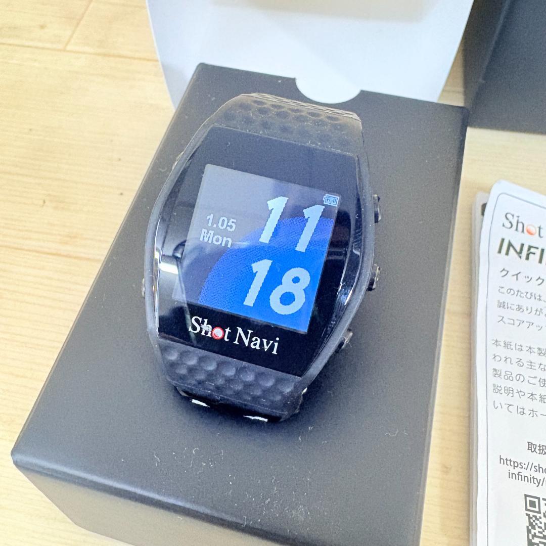 Shot Navi INFINITY ショットナビ 腕時計型 GPSゴルフナビ