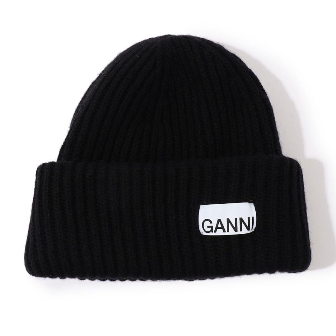 GANNI Stuctured ビーニー ニット帽