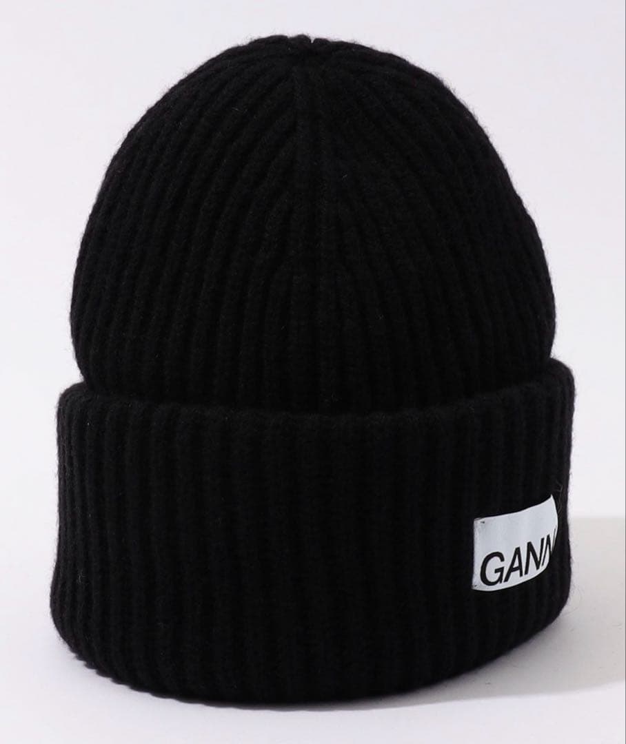 GANNI Stuctured ビーニー ニット帽