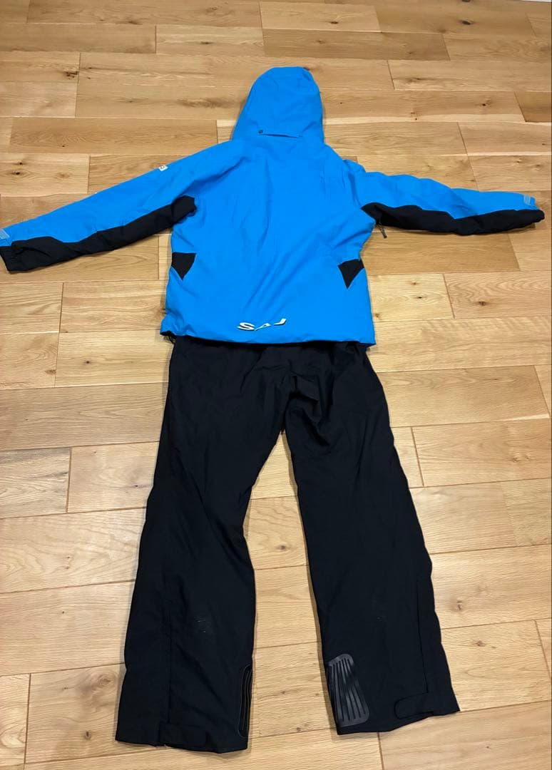 【赤いおはぎ】ミズノ高機能スキーウェア（SAJ）上下セットメンズLサイズ