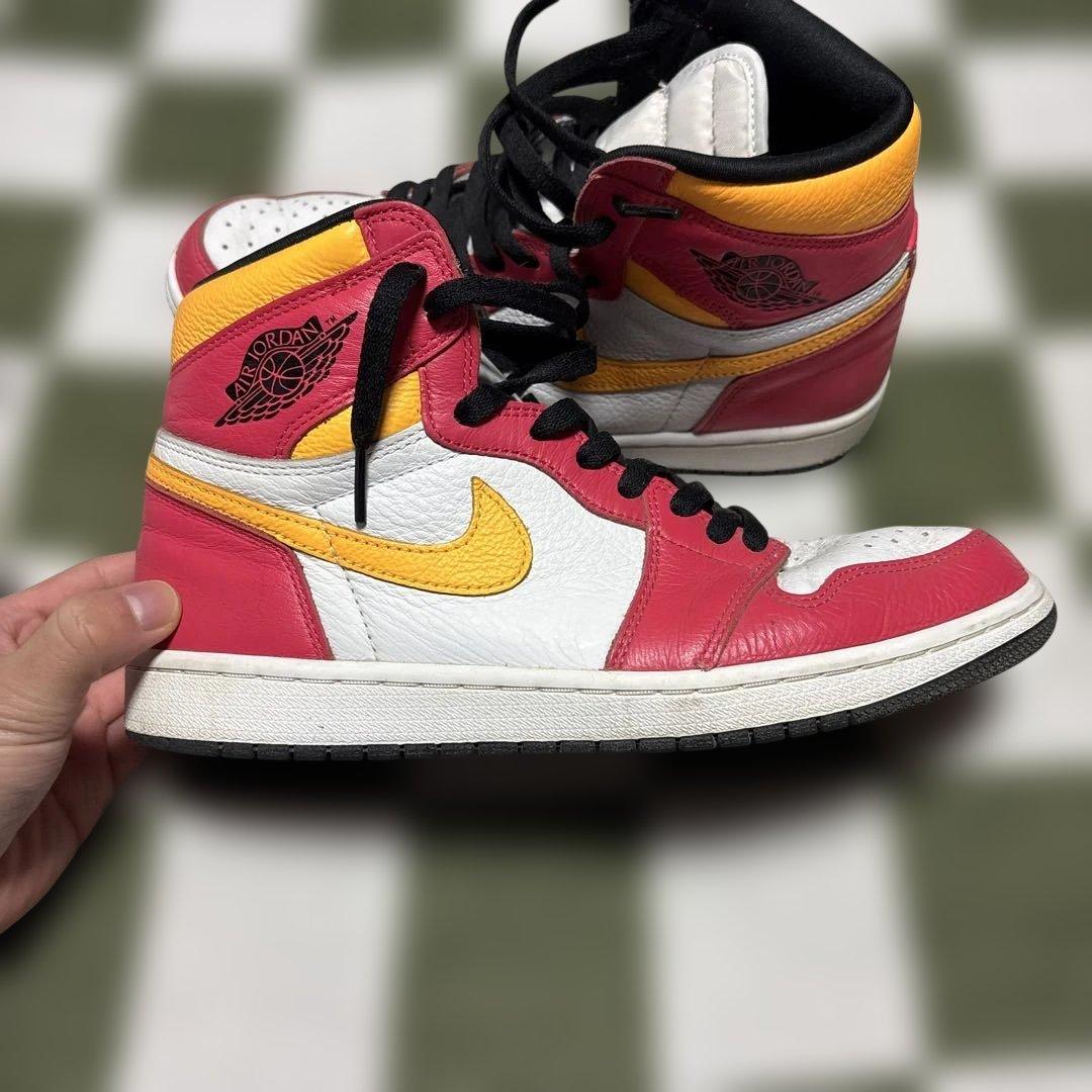 NIKE Air Jordan 1 ライトフュージョンレッド