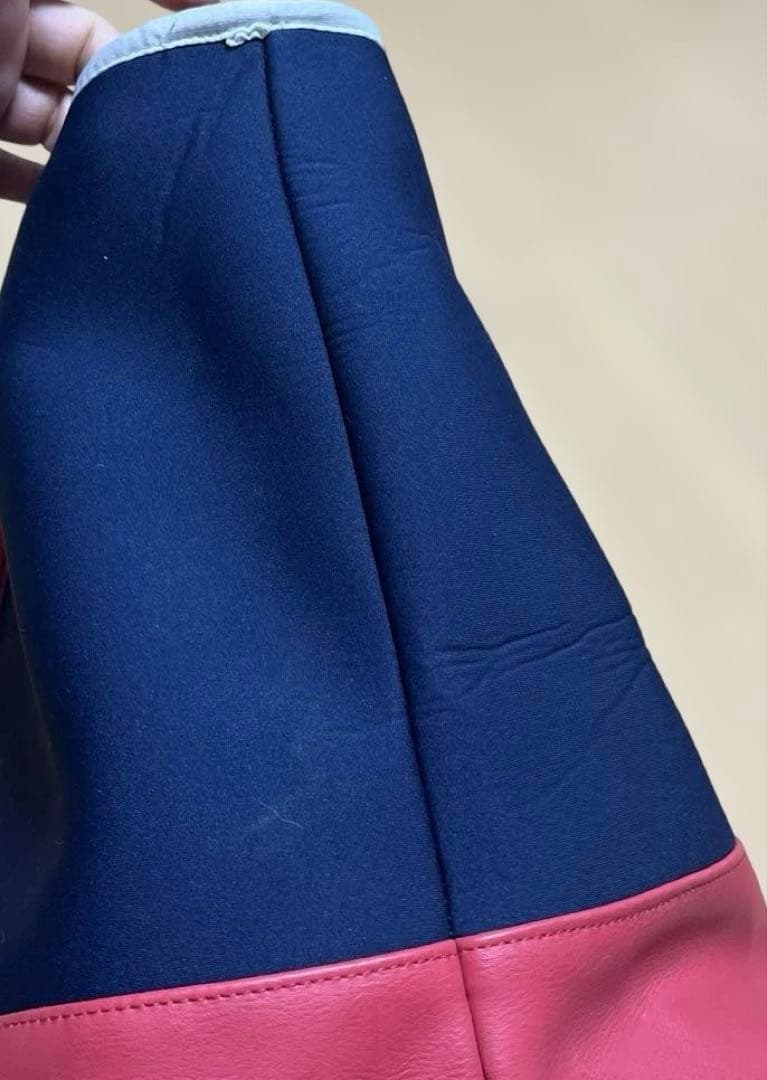 アンパスィ and per se トートバッグ ネイビー