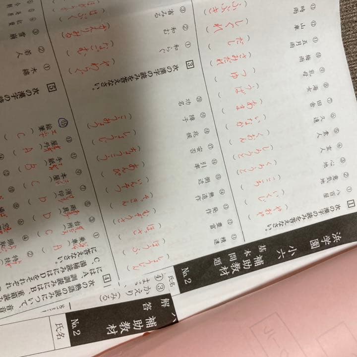 no22503103_【浜学園】小6国語　復習テスト・年間フルセット　おまけ付！