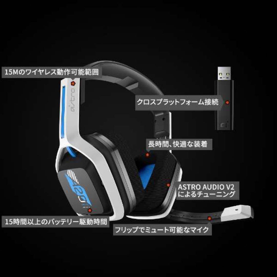 新品 ロジクール ゲーミングヘッドセット A20WL-PS ホワイト/ブルー