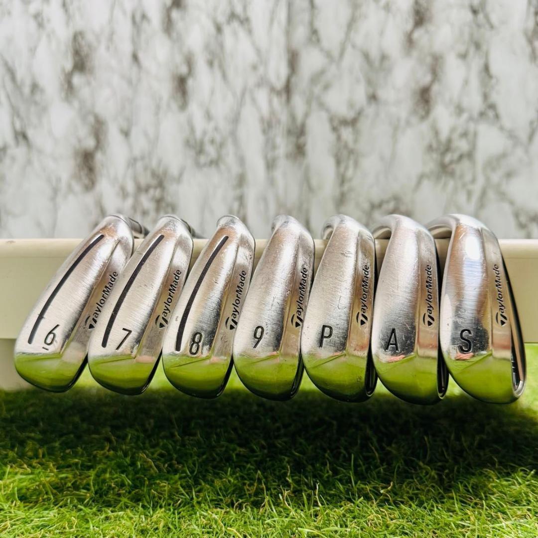 【良品】初級者 テーラーメイド ステルスHD メンズアイアンセット 7本 S