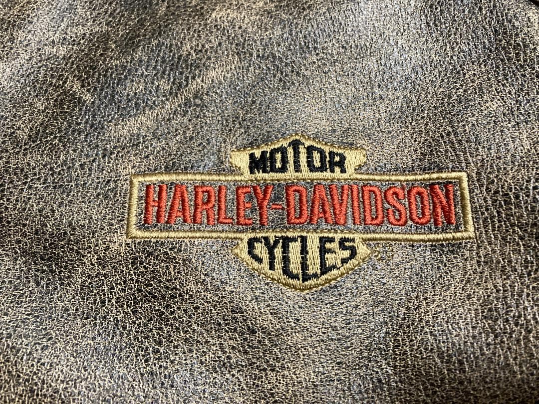 ま*み様 ハーレーダビッドソン ヴィンテージ レザージャケット Lサイズ スタジ