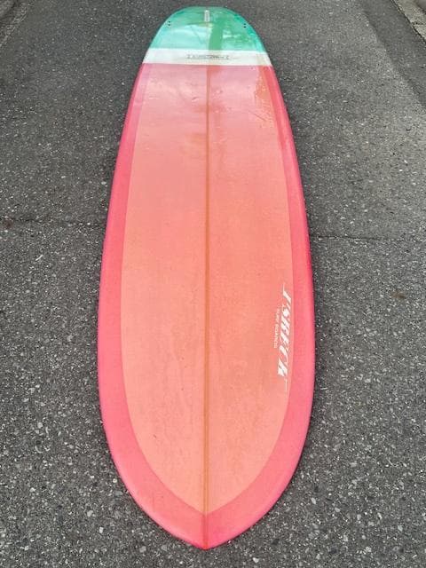 BOBBY I’SRECK SURF ロングボード CALIFORNIA 中古