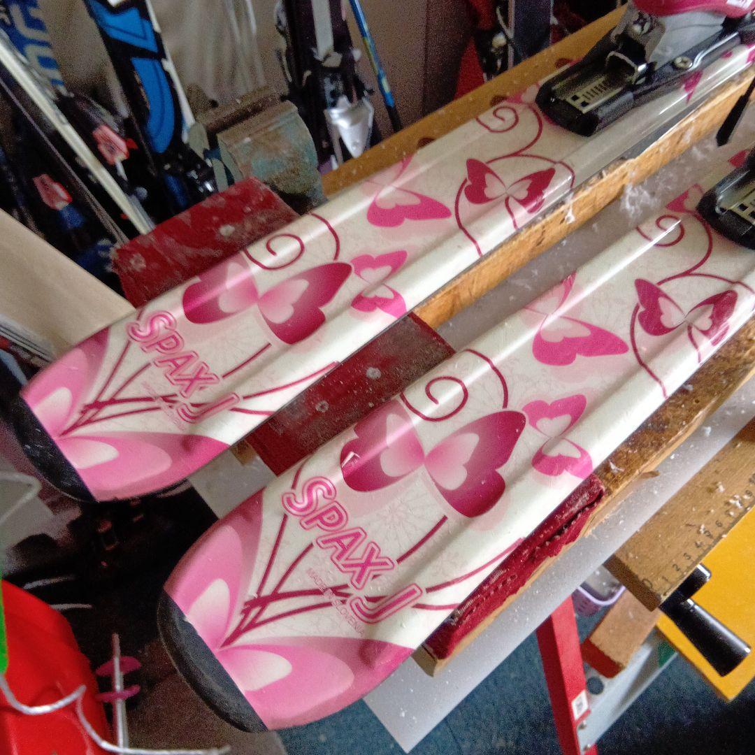 メンテナス済…すぐ使えます カザマ130cm靴23cmポール付