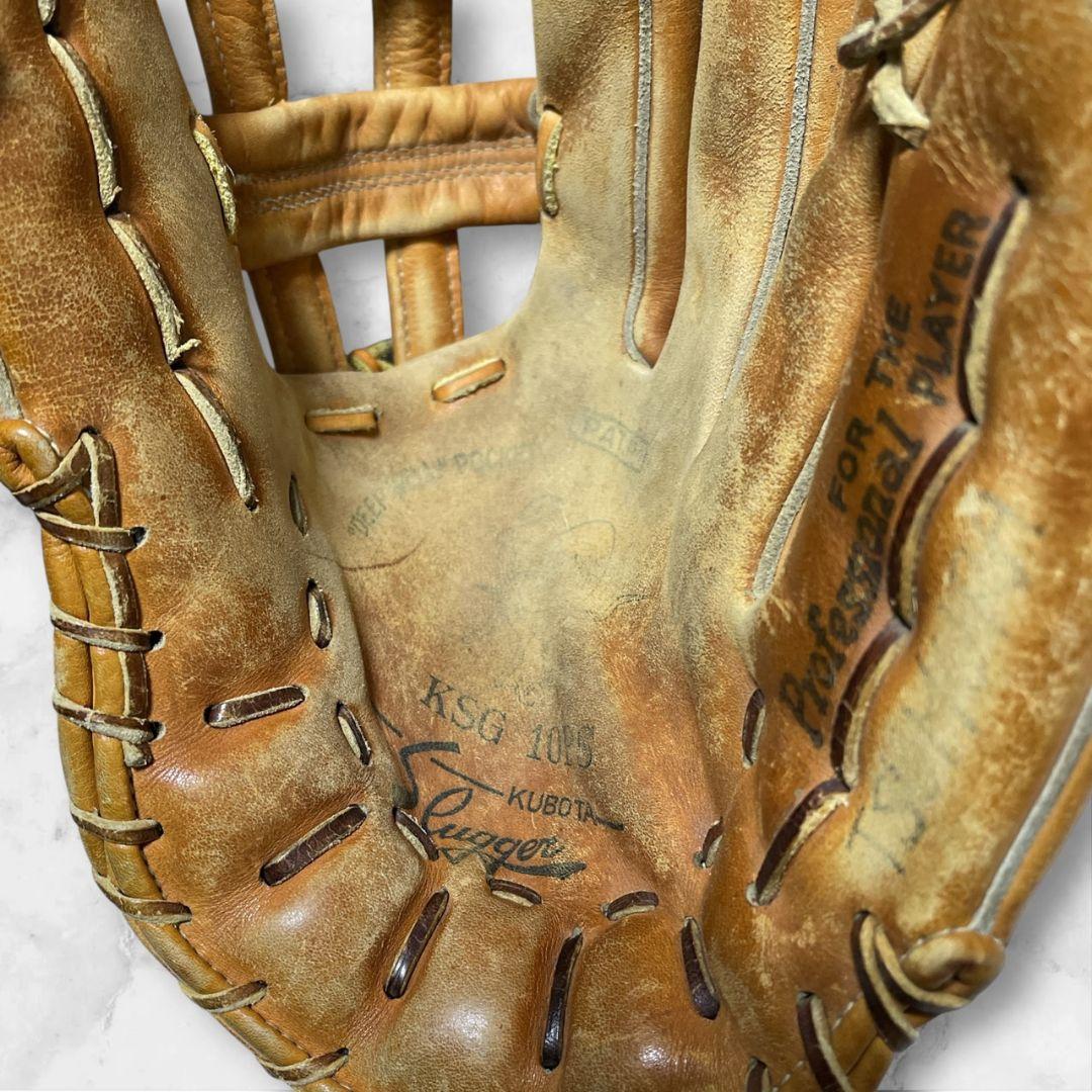 希少 久保田スラッガー 野球 グローブ グラブ 昭和55年モデル KSG10PS