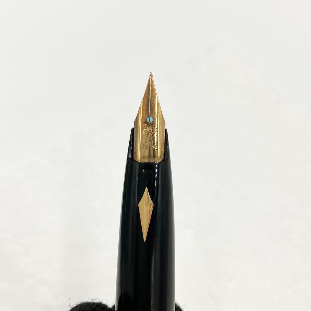 プラチナム　万年筆　アマゾネス　中古　18K　ブラウン