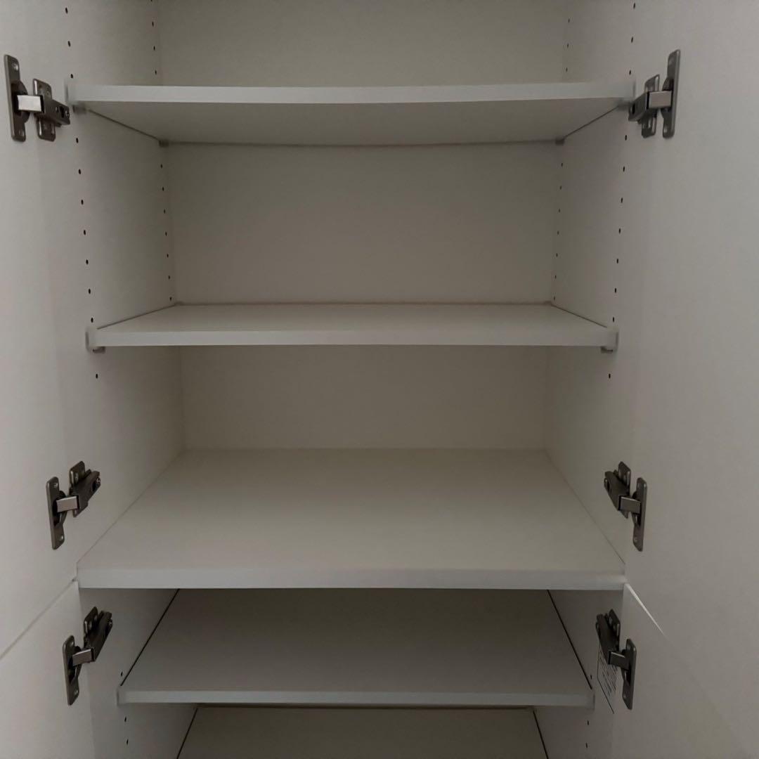 東京23区配送無料✨ニトリ　エトナ　ストッカー　ホワイト　食器棚　美品