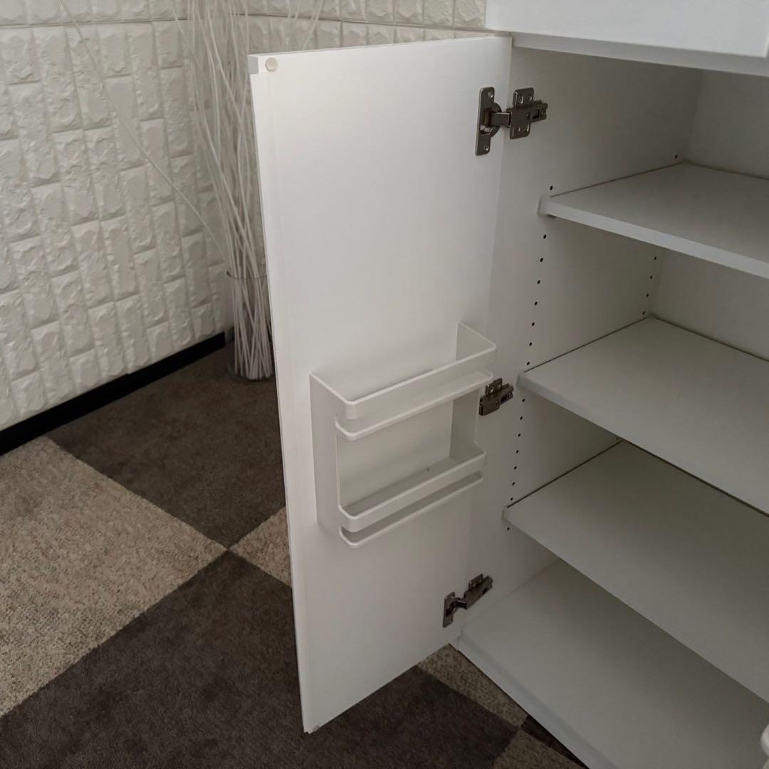 東京23区配送無料✨ニトリ　エトナ　ストッカー　ホワイト　食器棚　美品