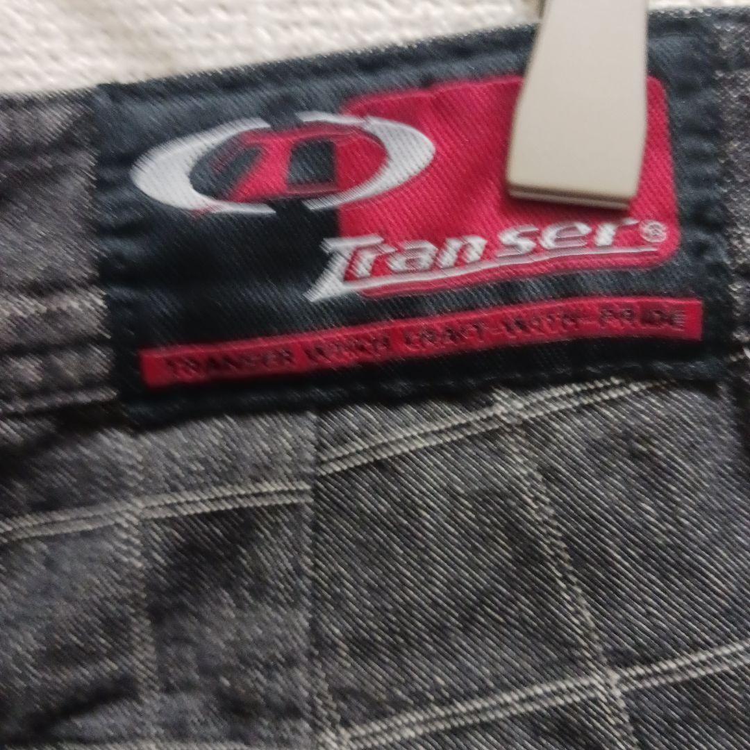 【transer】スケーター系 00s 格子柄チェック柄 カーゴパンツ