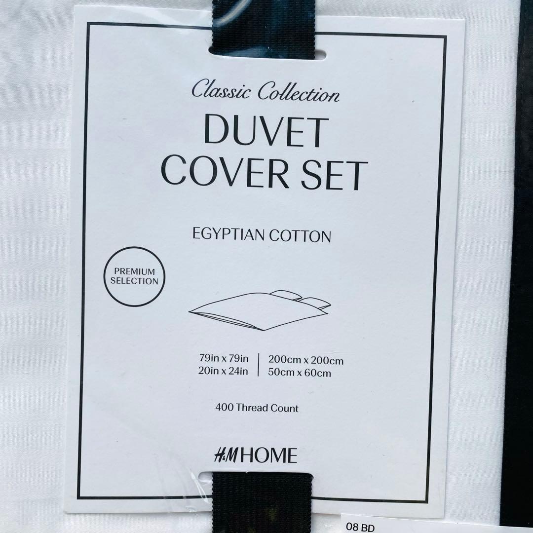 【 】 コンフォーターカバーセット ダブル スレッドカウント400