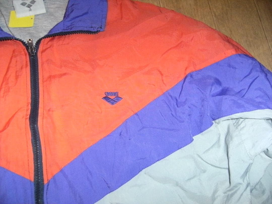 レトロ★90年代★当時物 ビンテージ★arena アリーナ ナイロンジャンパー