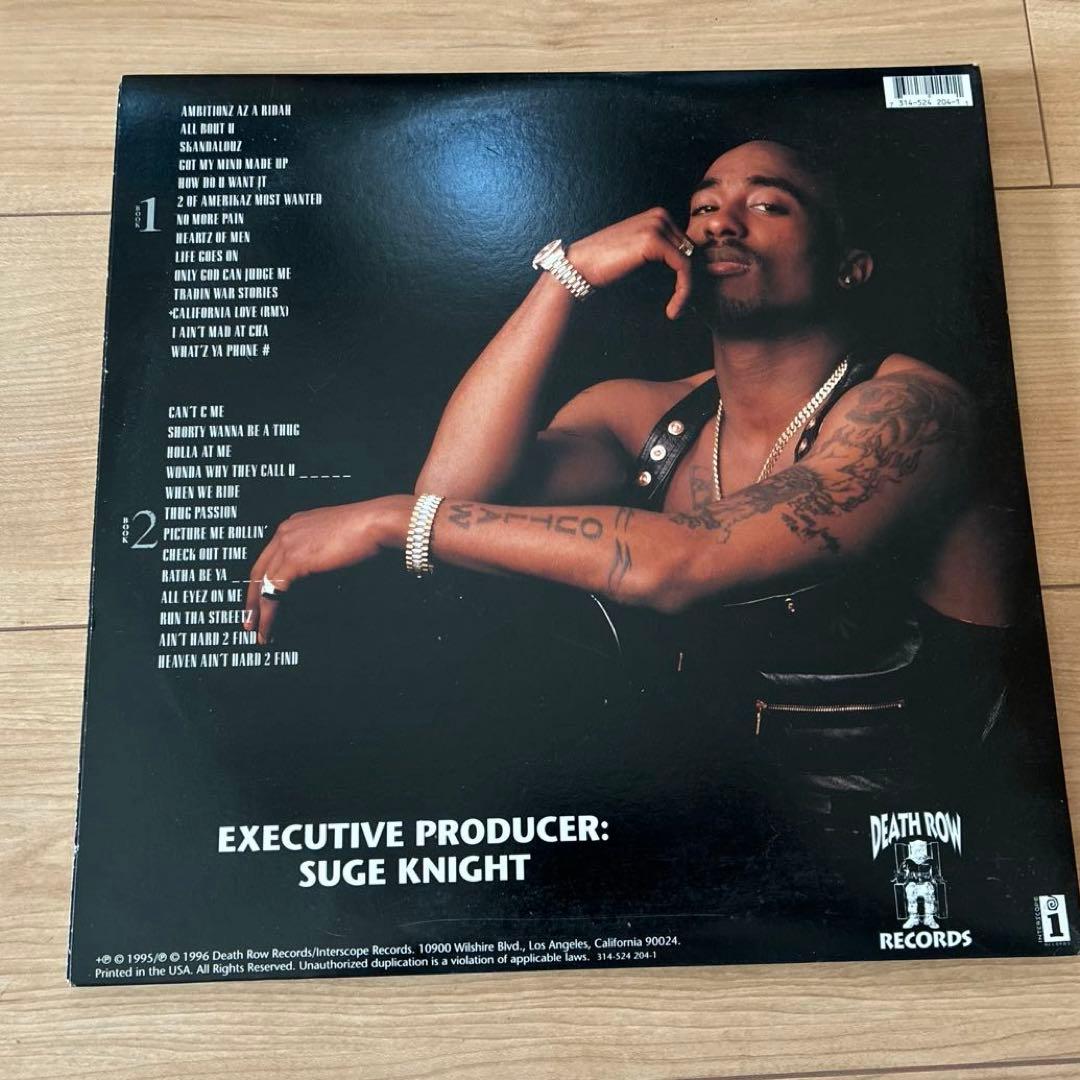 2Pac☆All Eyez On Me USオリジナル 4LP