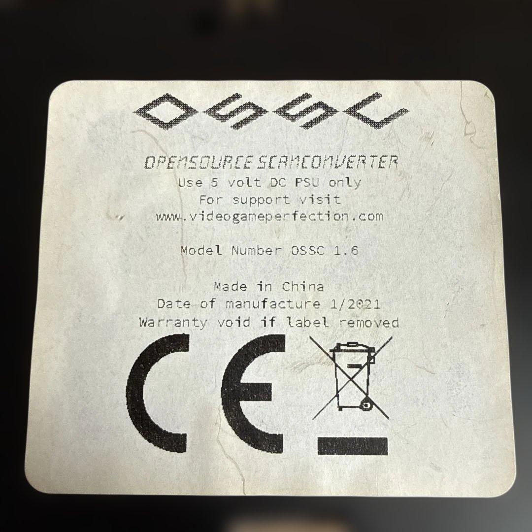 その他 Open Source Scan Converter OSSC V1.6