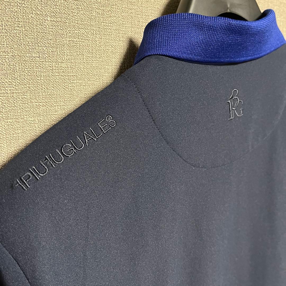 1PIU1UGUALE3 GOLF 青系 半袖ポロシャツ メンズ Ⅳ M相当