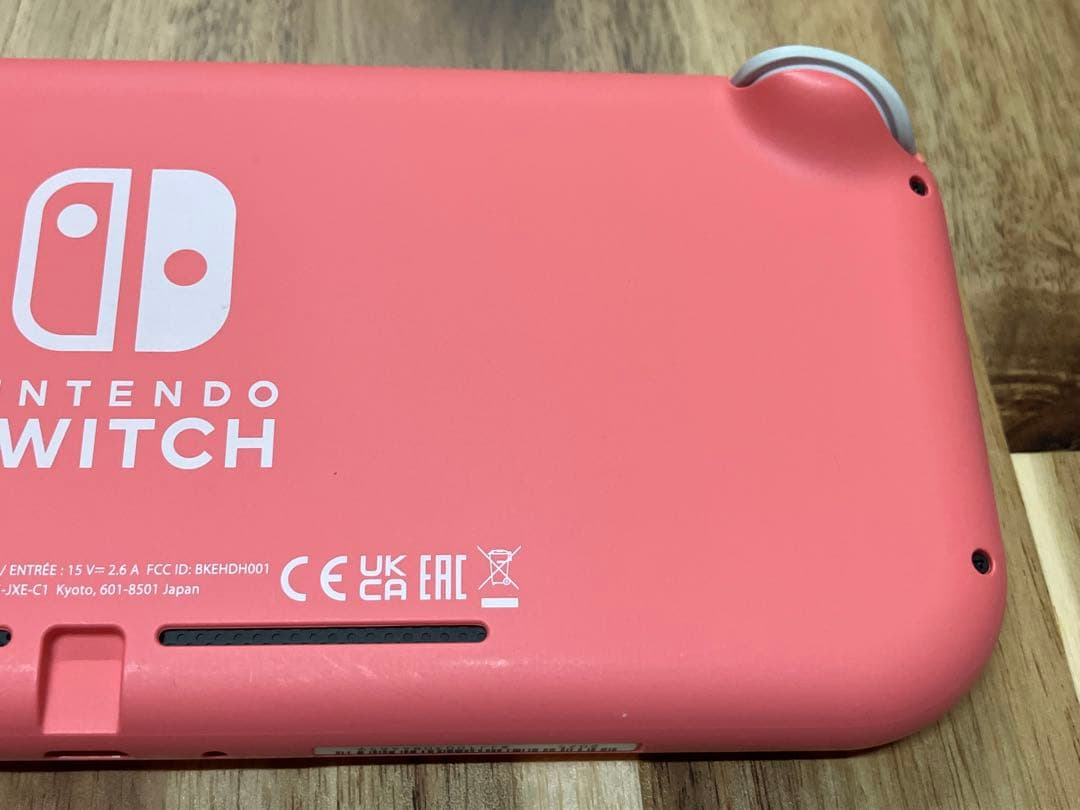 【K2】Nintendo Switch LITE 本体 コーラルACアダプタ付