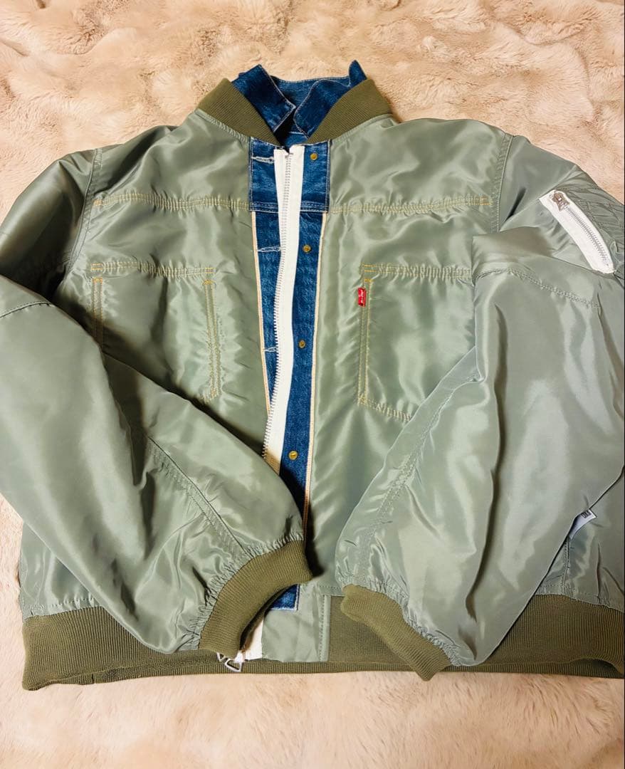 ジャケット・アウター sacai LEVI'S Nylon Reversible Blouson