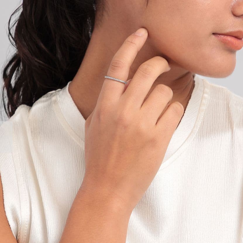 Plus vendome フルエタニティリング 9号