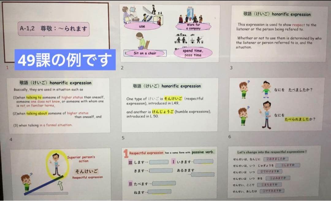 みんなの日本語 初級　教案　50課分（英語サポート付）