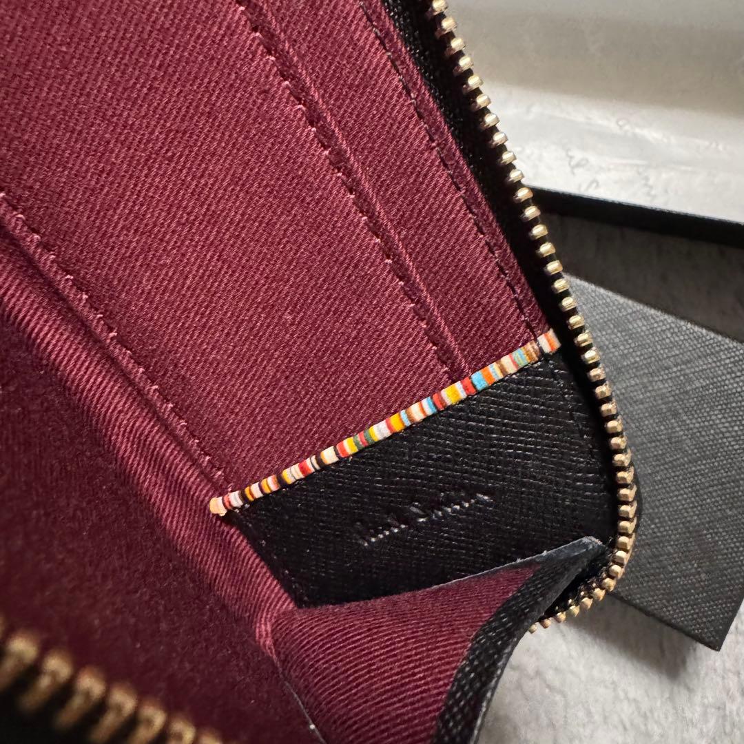 三連休値下げ‼️未使用　ポールスミス ペンケース ジップストローグレイン ブラック