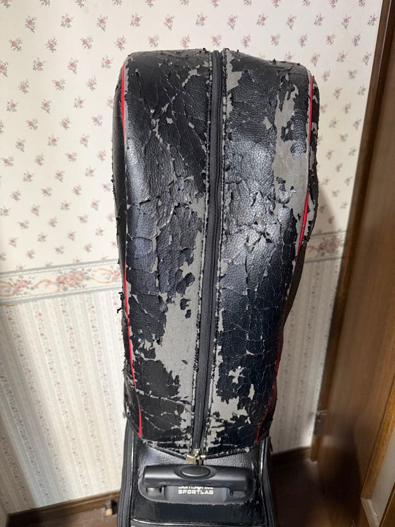 サムソナイト　キャディバッグ キャスター付 ブラック ゴルフバッグ キャリー付